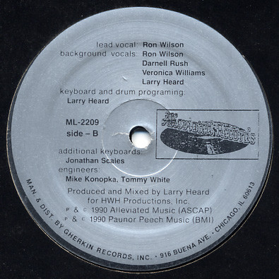 Ron Wilson - Prove It To Me | Alleviated Records (ML-2209) - 2 Ron Wilson - Prove It To Me | Alleviated Records (ML-2209) - 2