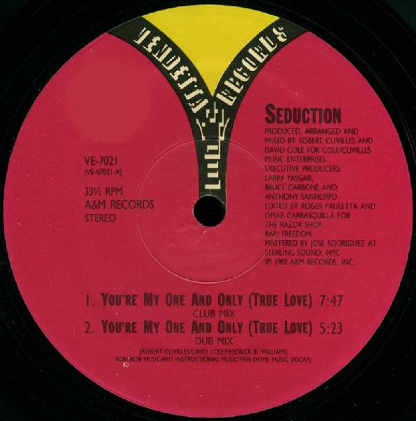 Seduction - You're My One And Only (True Love) | Vendetta Records (VE-7021)