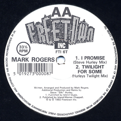 Mark Rogers - I Promise | Freetown Inc (FTI 6T) - 2 Mark Rogers - I Promise | Freetown Inc (FTI 6T) - 2