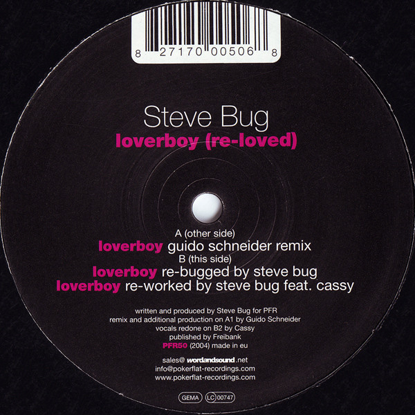 Steve Bug - Loverboy (Re-Loved) | Poker Flat Recordings (PFR50)