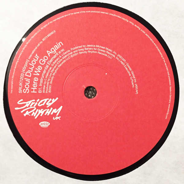 Soul DuJour - Here We Go Again | Strictly Rhythm UK (SRUK 1203) - 3 Soul DuJour - Here We Go Again | Strictly Rhythm UK (SRUK 1203) - 3