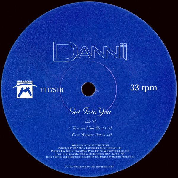 Dannii - Get Into You (The Single) | Mushroom (T11751) - 4