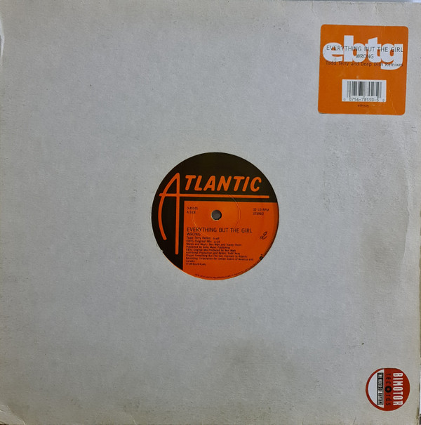 Everything But The Girl - Wrong | Atlantic (0-85505) - main Everything But The Girl - Wrong | Atlantic (0-85505) - main