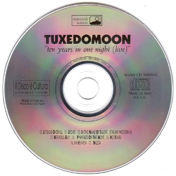 Tuxedomoon - Ten Years In One Night (Live) | Materiali Sonori (MASO CD 90006) - 4