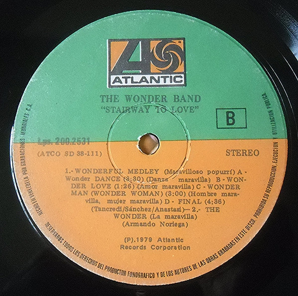 The Wonder Band - Stairway To Love | ATCO Records (GM-200.2531) - 4