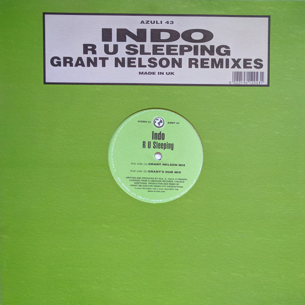 Indo - R U Sleeping (Grant Nelson Remixes) | Azuli Records (AZNY 43) - main Indo - R U Sleeping (Grant Nelson Remixes) | Azuli Records (AZNY 43) - main