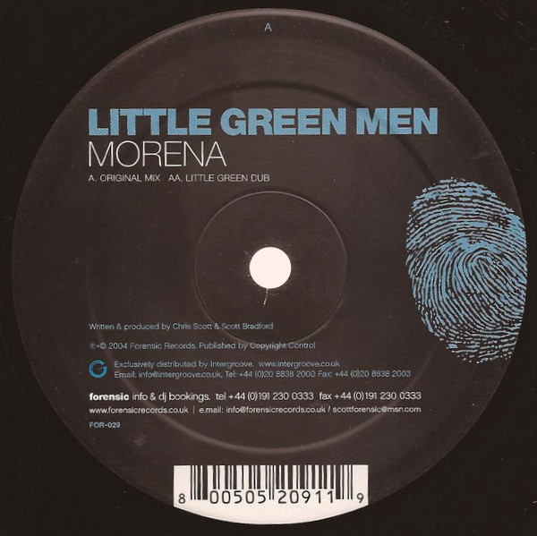 Little Green Men - Morena | Forensic Records (FOR-29) - 3 Little Green Men - Morena | Forensic Records (FOR-29) - 3