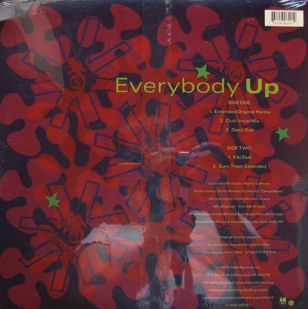 Uncanny Alliance - Everybody Up | A&M Records (31458 0629 1) - 3 Uncanny Alliance - Everybody Up | A&M Records (31458 0629 1) - 3
