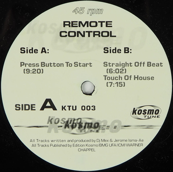 Remote Control - Press Button To Start | Kosmotune (KTU 003) - main