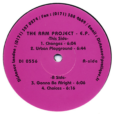 The Ram Project - The Ram Project E.P. | Distance (DI 0556) - 4 The Ram Project - The Ram Project E.P. | Distance (DI 0556) - 4
