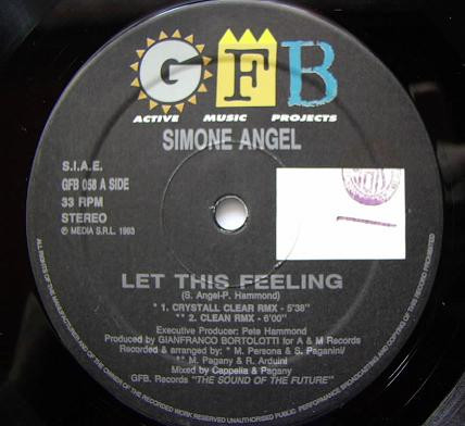 Simone Angel - Let This Feeling | GFB Records (GFB 058) - main Simone Angel - Let This Feeling | GFB Records (GFB 058) - main