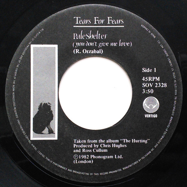 Tears For Fears - Pale Shelter (You Don't Give Me Love) | Vertigo (SOV 2328) - 3