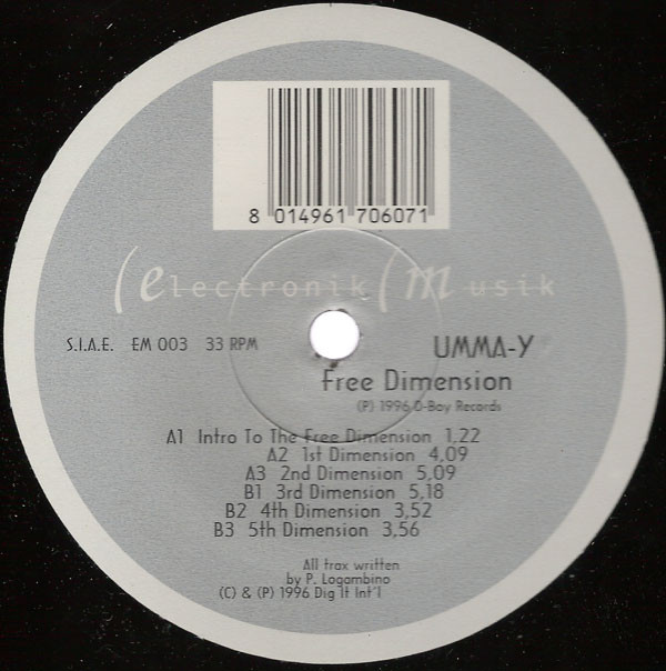 Umma-Y - Free Dimension | Electronik Musik (EM 003) - main