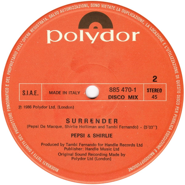 Pepsi & Shirlie - Heartache | Polydor (885 470-1) - 4 Pepsi & Shirlie - Heartache | Polydor (885 470-1) - 4