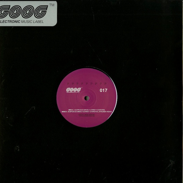 Lowkey & Kardinal - Suspicious Minds | GOOG Records (GOOG 017) - main