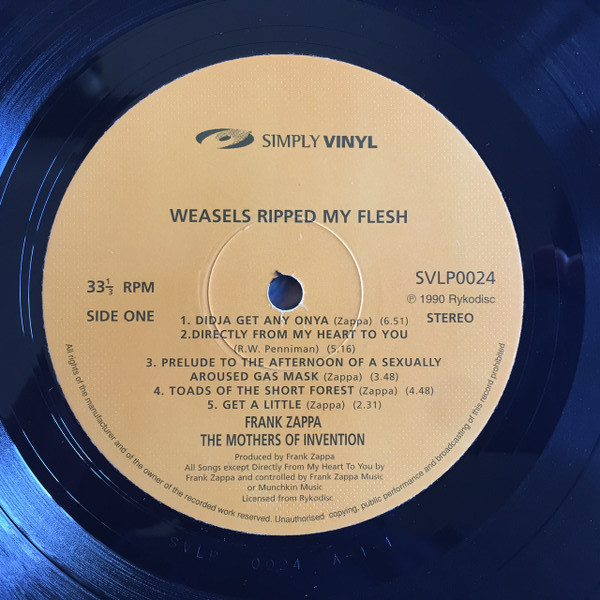 Weasels Ripped My Flesh