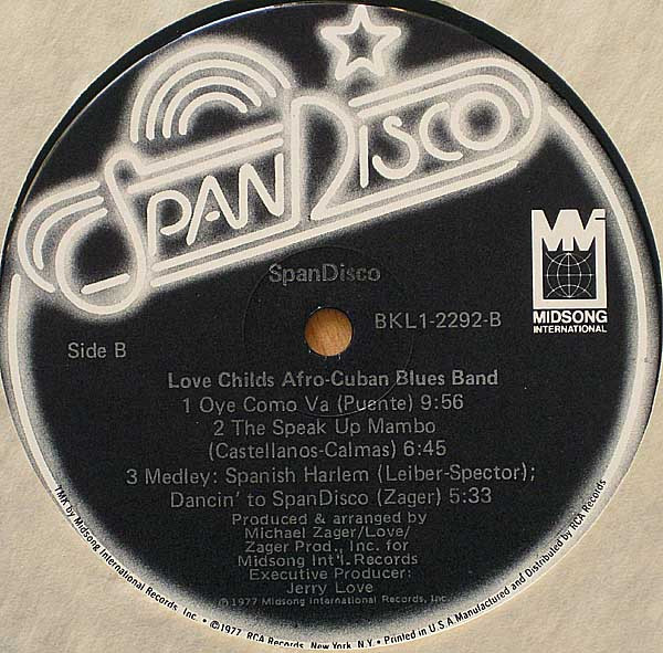 Love Childs Afro Cuban Blues Band - SpanDisco | Midsong International (BKL1-2292) - 3 Love Childs Afro Cuban Blues Band - SpanDisco | Midsong International (BKL1-2292) - 3