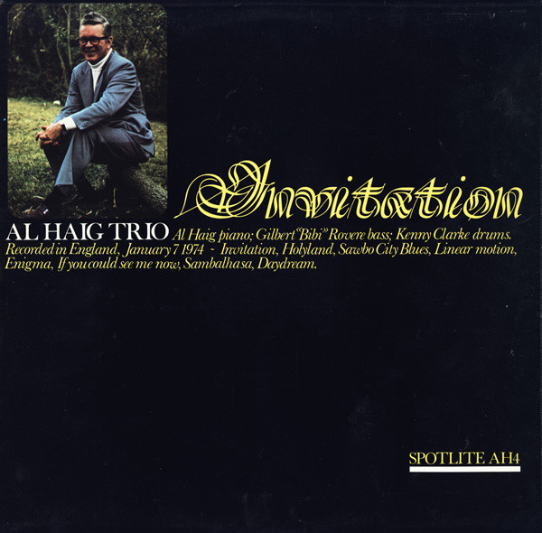 Al Haig Trio - Invitation | Spotlite Records (AH 4) - main Al Haig Trio - Invitation | Spotlite Records (AH 4) - main