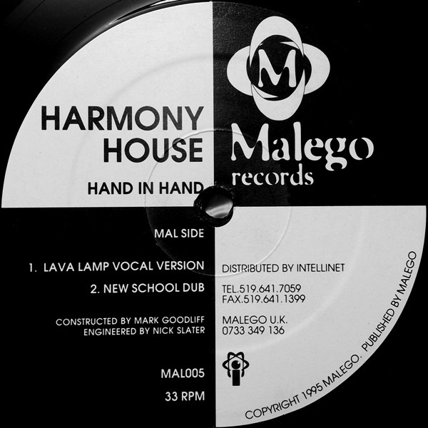Harmony House - Hand In Hand | Malego Records (MAL005) - main