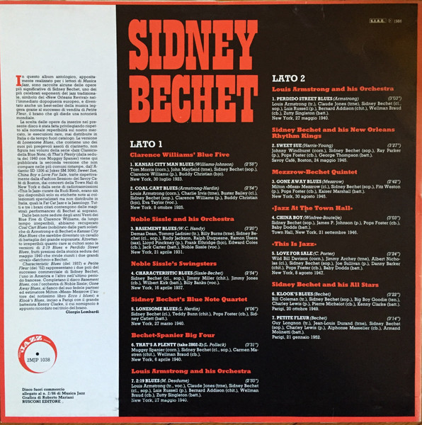 Sidney Bechet - Sidney Bechet | Musica Jazz (2MJP 1038) - 2 Sidney Bechet - Sidney Bechet | Musica Jazz (2MJP 1038) - 2