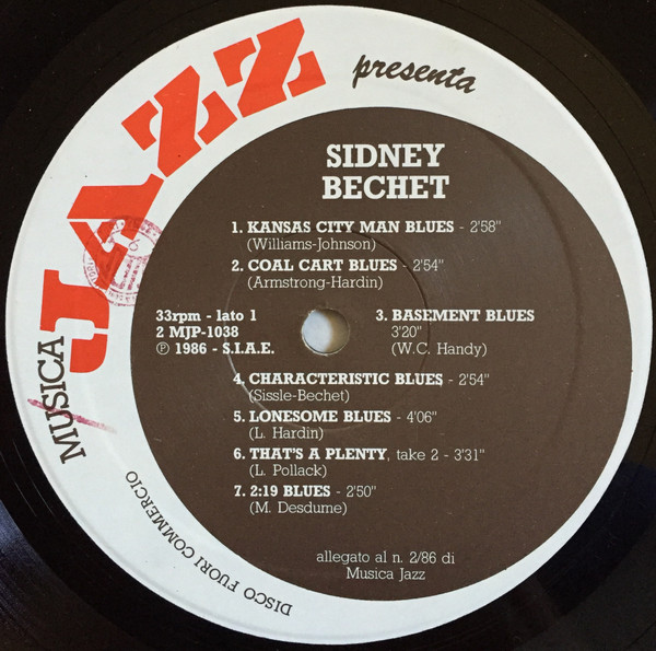 Sidney Bechet - Sidney Bechet | Musica Jazz (2MJP 1038) - 3 Sidney Bechet - Sidney Bechet | Musica Jazz (2MJP 1038) - 3