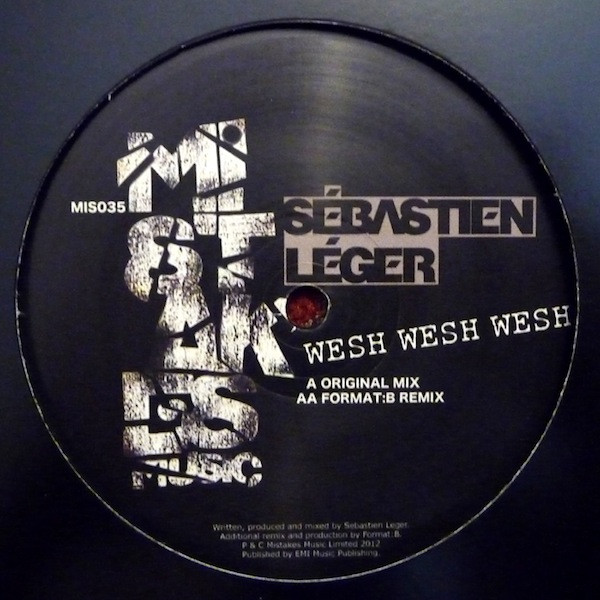 Sébastien Léger - Wesh Wesh Wesh | Mistakes Music (MIS035) - main