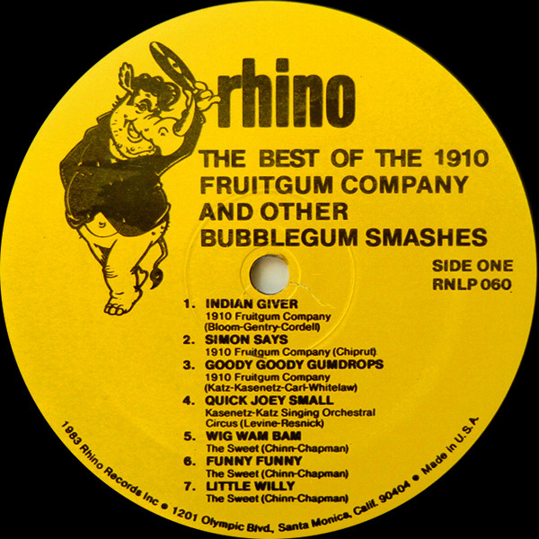 Rhino Teen Magazine - The Best Of The 1910 Fruitgum Company And Other Bubblegum Smashes (Volume 2)