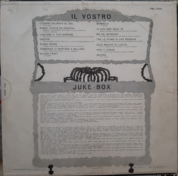 Various - Il Vostro Juke-Box | RCA Victor (PML 10315) - 2 Various - Il Vostro Juke-Box | RCA Victor (PML 10315) - 2