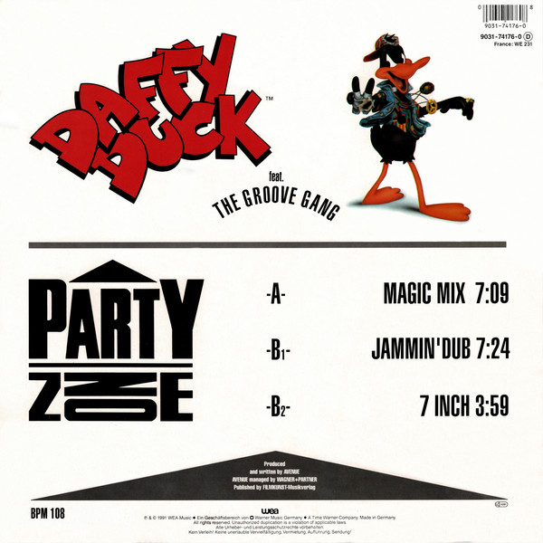 Daffy Duck Feat. The Groove Gang - Party Zone | WEA (9031-74176-0) - 2 Daffy Duck Feat. The Groove Gang - Party Zone | WEA (9031-74176-0) - 2