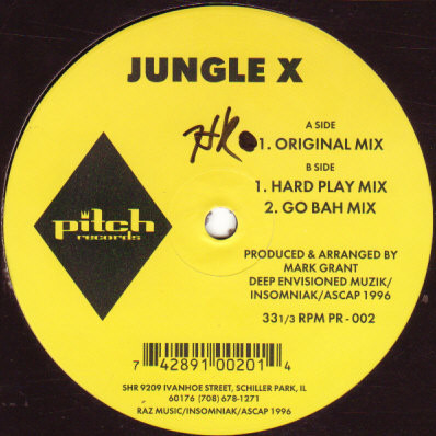 Mark Grant - Jungle X | Pitch Records (PR-002) - main