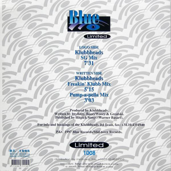 IttyBitty, BoozyWoozy & Greatski - Pumped Up Funk | Blue Limited (BL 1008) - 2 IttyBitty, BoozyWoozy & Greatski - Pumped Up Funk | Blue Limited (BL 1008) - 2