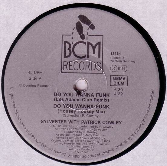 Sylvester With Patrick Cowley - Do You Wanna Funk (Double Hit Edition) | BCM Records (12264) - 3