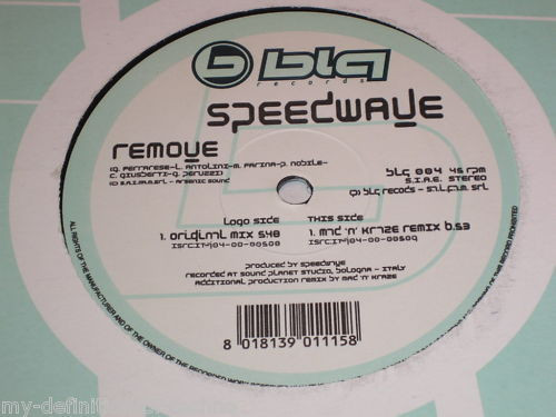 Speedwave - Remove | Blq Records (BLQ 004) - main Speedwave - Remove | Blq Records (BLQ 004) - main