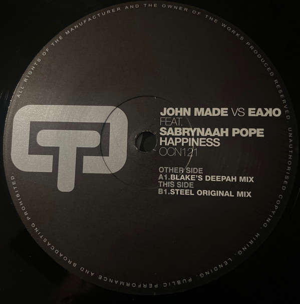 John Made VS Eako Feat. Sabrynaah Pope - Happiness | Ocean Trax (OCN 121) - 4 John Made VS Eako Feat. Sabrynaah Pope - Happiness | Ocean Trax (OCN 121) - 4