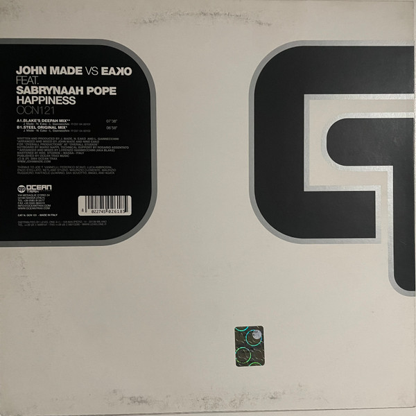 John Made VS Eako Feat. Sabrynaah Pope - Happiness | Ocean Trax (OCN 121) - 2 John Made VS Eako Feat. Sabrynaah Pope - Happiness | Ocean Trax (OCN 121) - 2