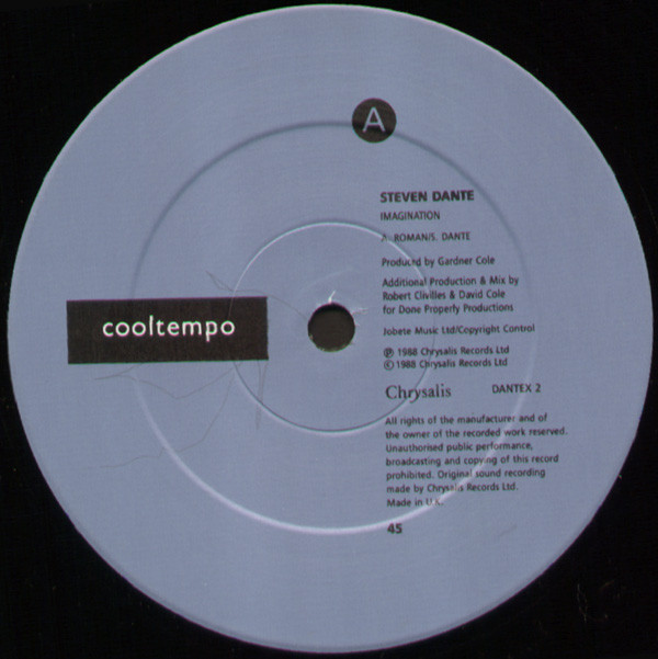 Steven Dante - Imagination | Cooltempo (DANTEX 2) - 3