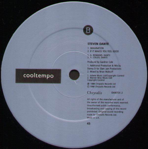 Steven Dante - Imagination | Cooltempo (DANTEX 2) - 4