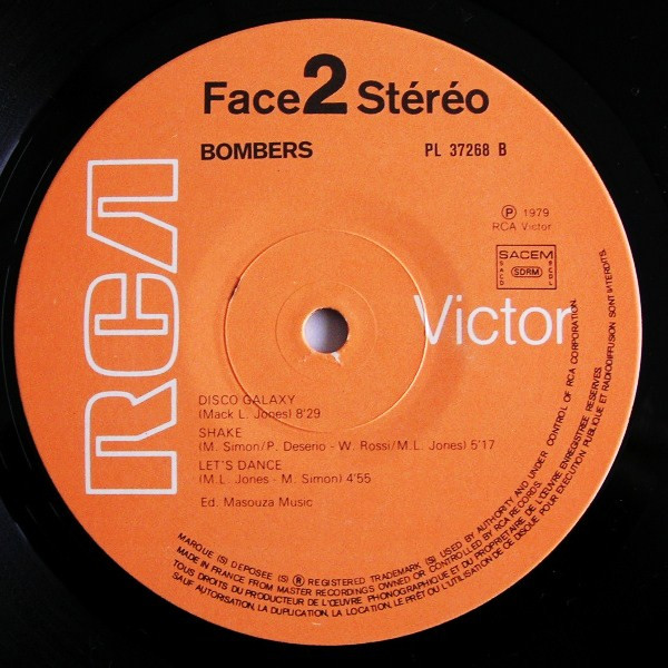Bombers - (Everybody) Get Dancin' | RCA Victor (PL 37268) - 4 Bombers - (Everybody) Get Dancin' | RCA Victor (PL 37268) - 4