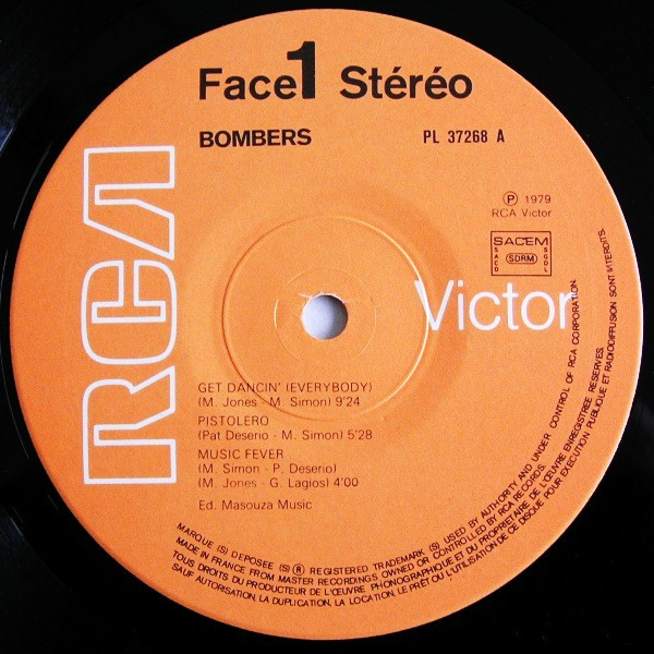 Bombers - (Everybody) Get Dancin' | RCA Victor (PL 37268) - 3 Bombers - (Everybody) Get Dancin' | RCA Victor (PL 37268) - 3