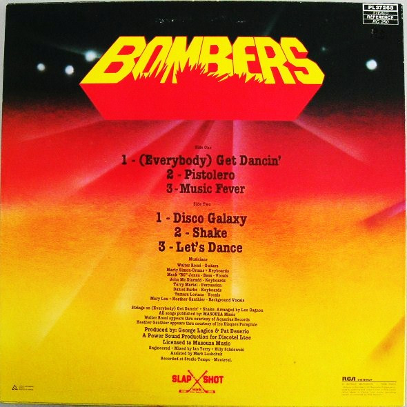Bombers - (Everybody) Get Dancin' | RCA Victor (PL 37268) - 2 Bombers - (Everybody) Get Dancin' | RCA Victor (PL 37268) - 2
