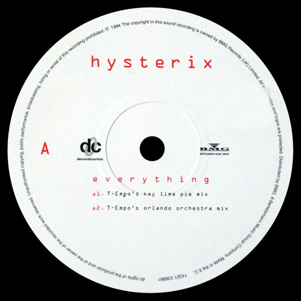 Hysterix - Everything | Deconstruction (74321 23688 1) - 3