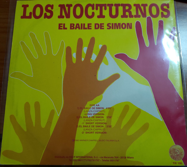 Giuliano E I Notturni - IL Ballo Di Simone / El Baile De Simon | 12 Inch Stars (TIX 106) - 2 Giuliano E I Notturni - IL Ballo Di Simone / El Baile De Simon | 12 Inch Stars (TIX 106) - 2