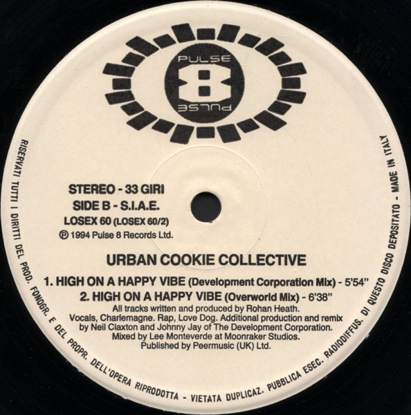 Urban Cookie Collective - High On A Happy Vibe | Pulse-8 Records (LOSEX 60) - 4