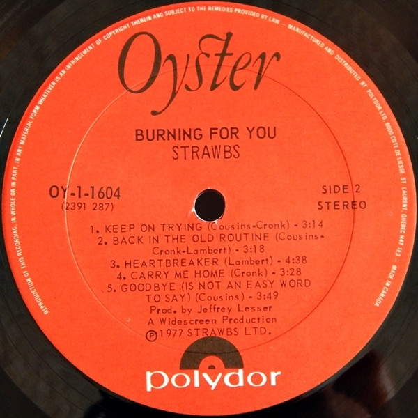 Strawbs - Burning For You | Oyster (OY-1-1604) - 4 Strawbs - Burning For You | Oyster (OY-1-1604) - 4
