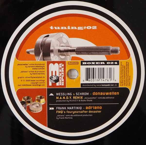 Wessling & Schrom , Frank Martiniq - Tuning#02 | Boxer Recordings (BOXER 024)