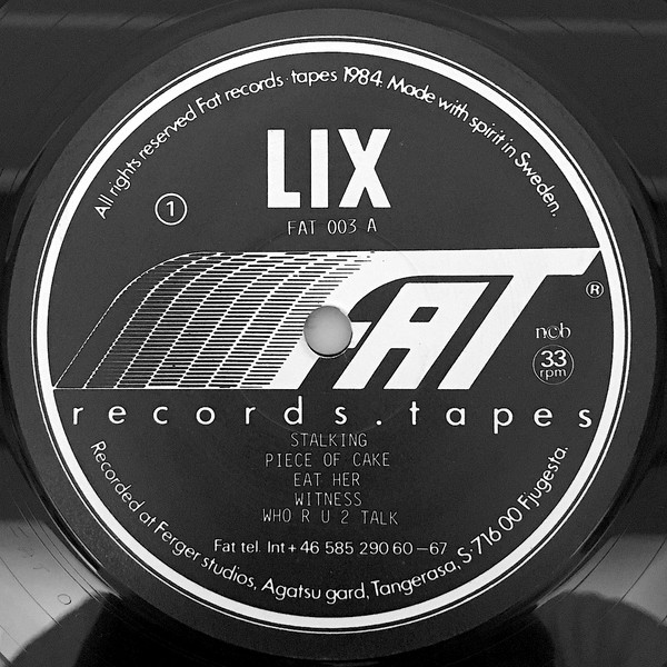 Lix - Lix | Fat Records & Tapes (FAT 003) - 5
