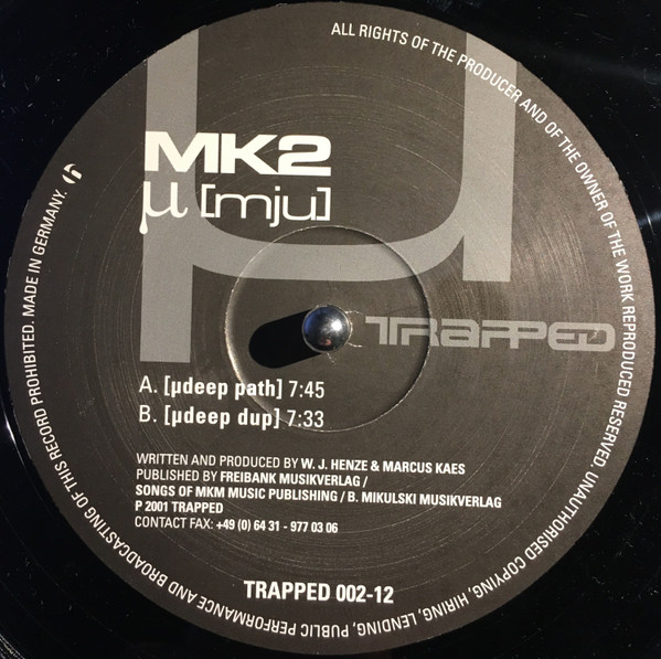 MK2 - Μ (Mju) | Trapped (TRAPPED 002-12)