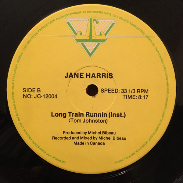 Jane Harris - Long Train Runnin | J.C. Records (JC-12004) - 2