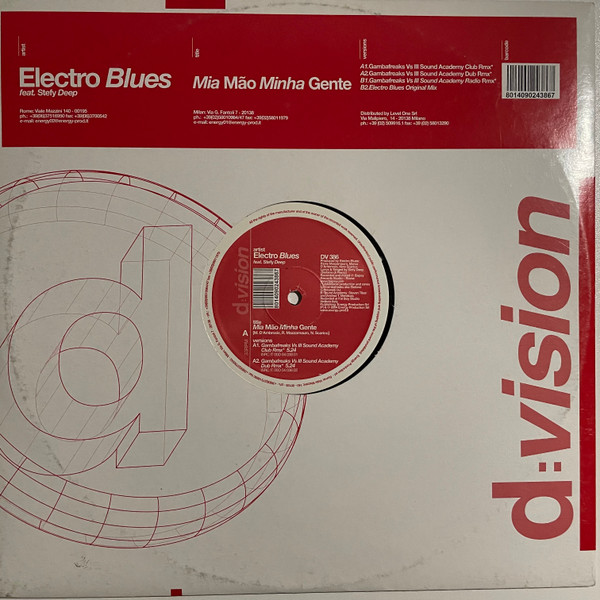 Electro Blues - Mia Mão Minha Gente | D:vision Records (DV 386) - main