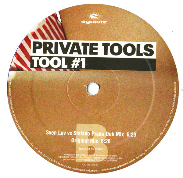 Junior Jack & Kid Crème Pres. Private Tools - Tool #1 | Egoiste (EGO 26) - 4 Junior Jack & Kid Crème Pres. Private Tools - Tool #1 | Egoiste (EGO 26) - 4
